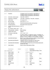 T2V002 USA West examples of features list